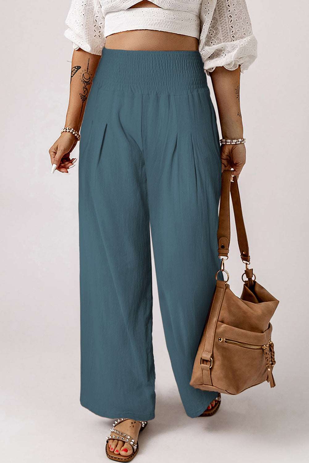 Pants High Waist Wide Leg Pants