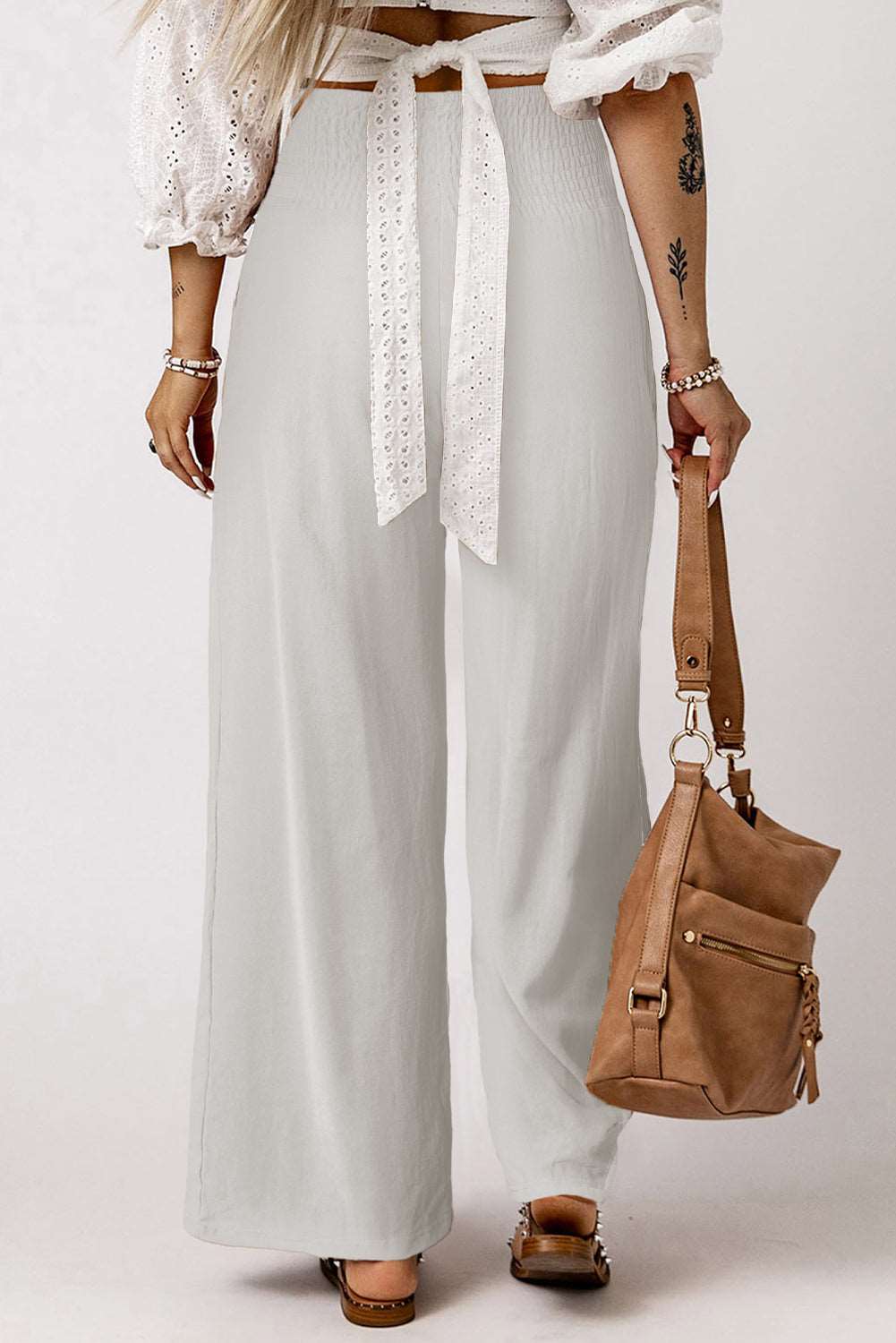 Pants High Waist Wide Leg Pants