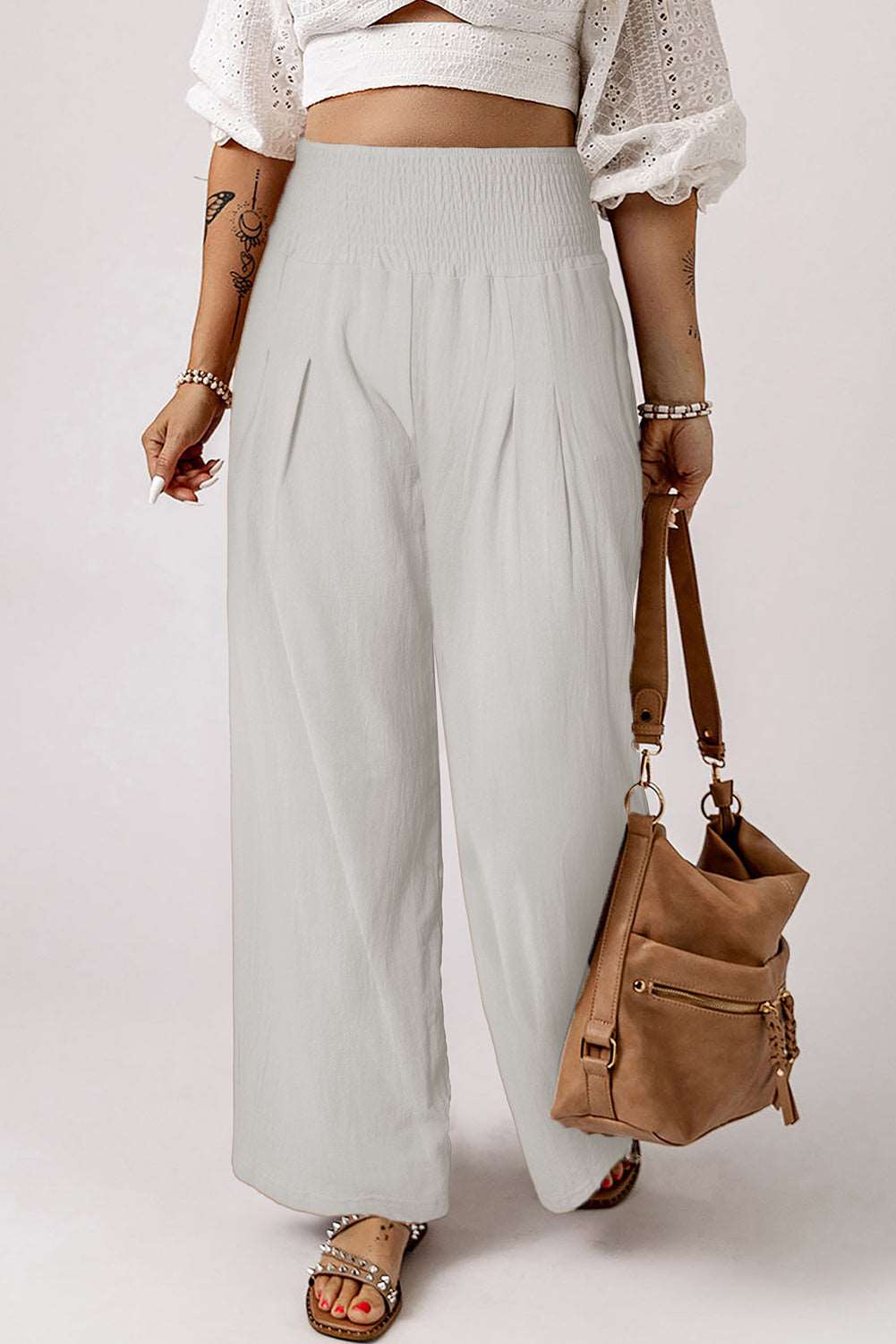 Pants High Waist Wide Leg Pants