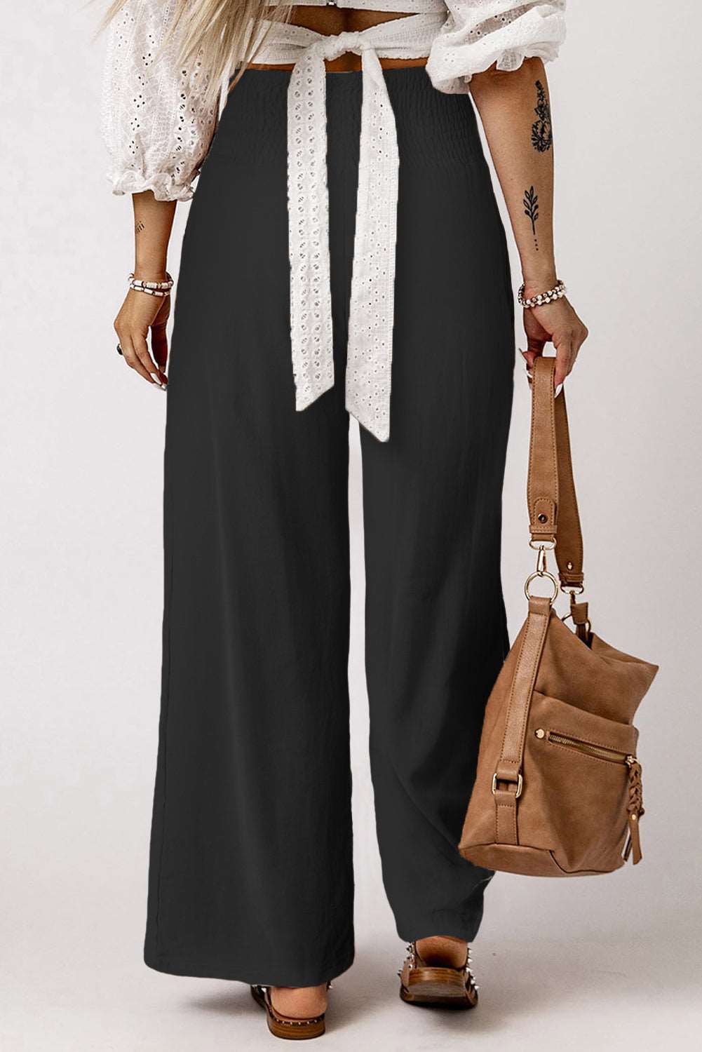 Pants High Waist Wide Leg Pants