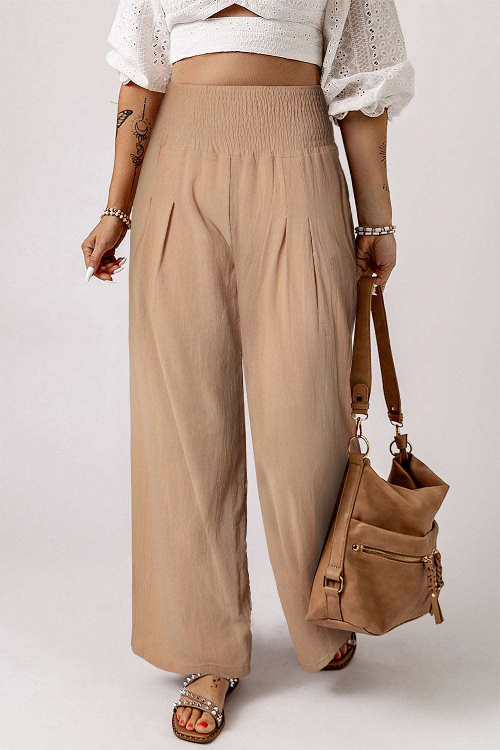 Pants High Waist Wide Leg Pants