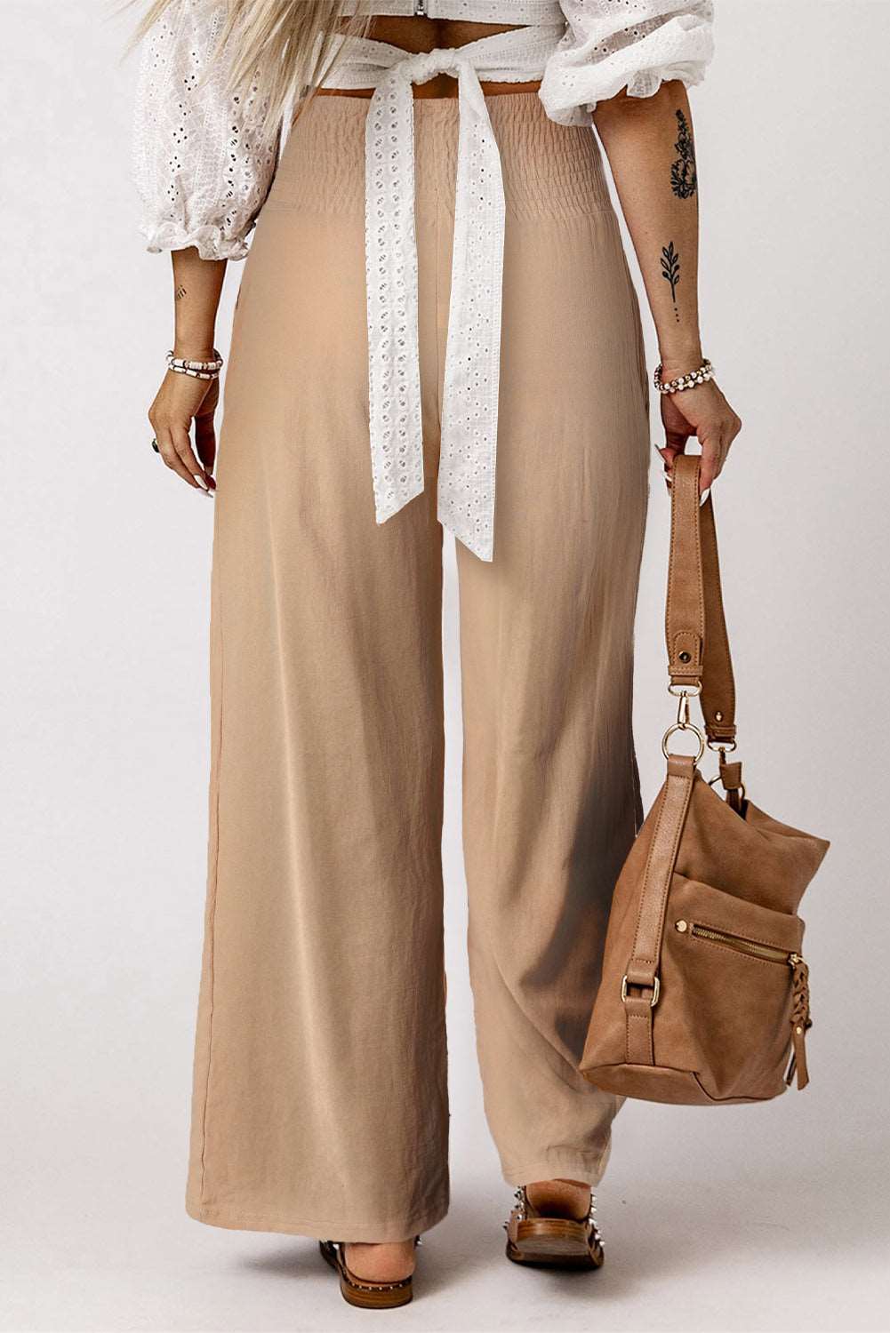 Pants High Waist Wide Leg Pants