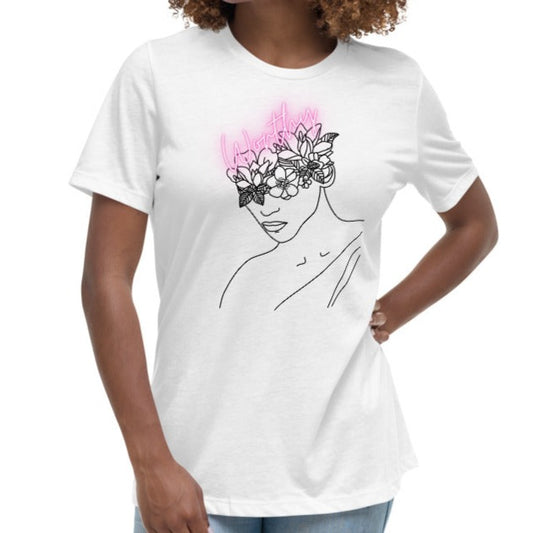 BM TEE Worthy Women's Relaxed Graphic T-Shirt