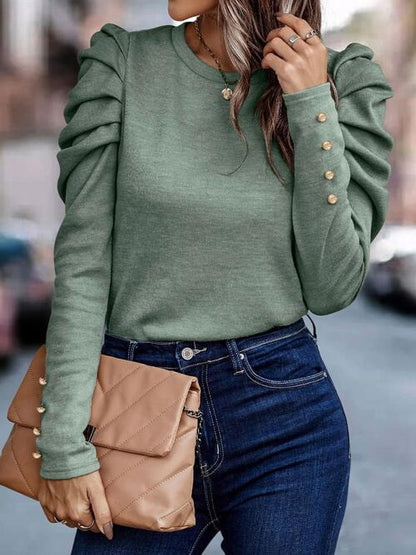 Top Puff Sleeve Blouse